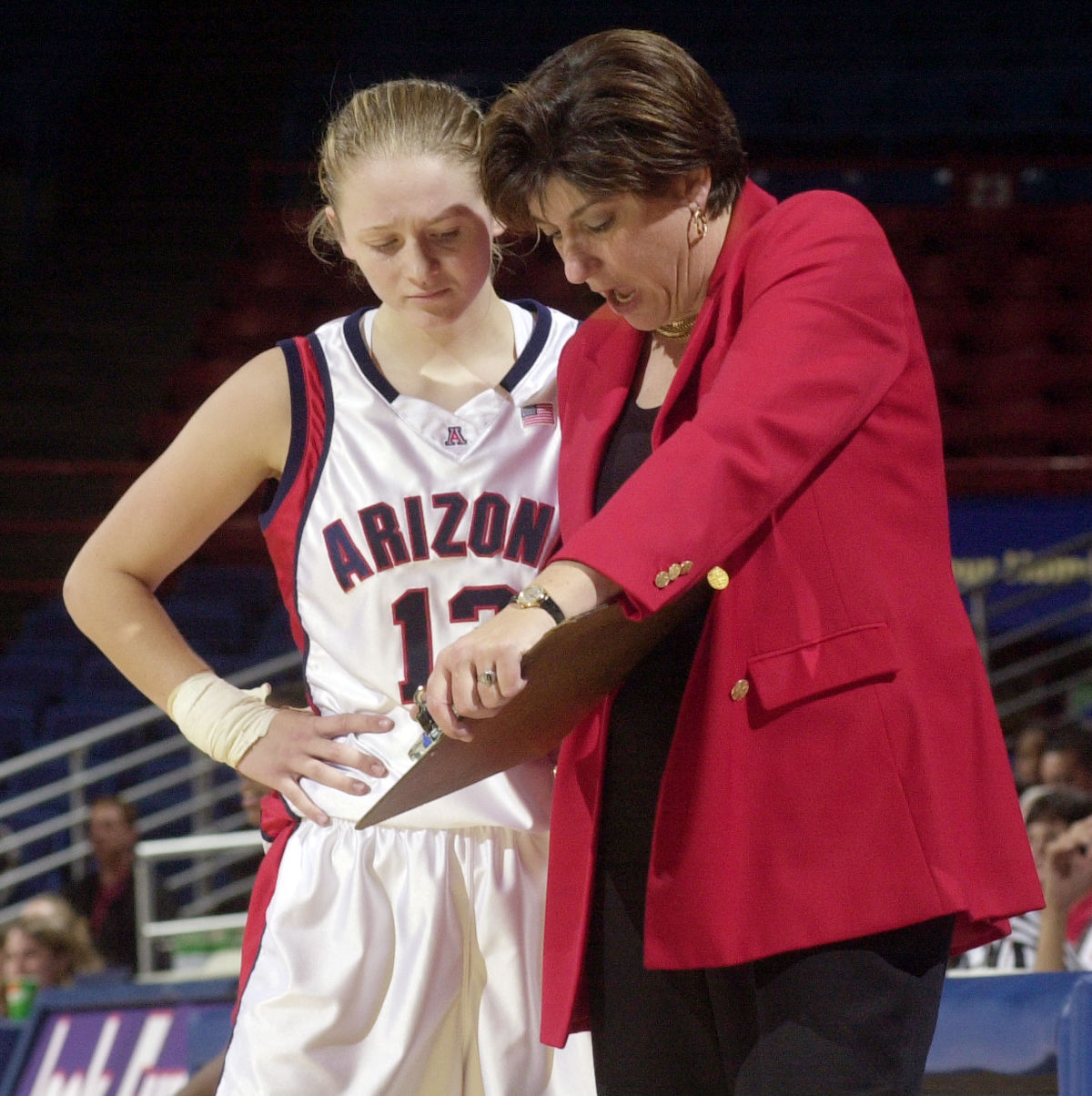 University of Arizona women's basketball coach Joan Bonvicini